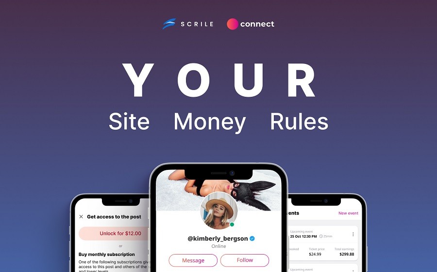 Recurring Income Web Design with Scrile Connect